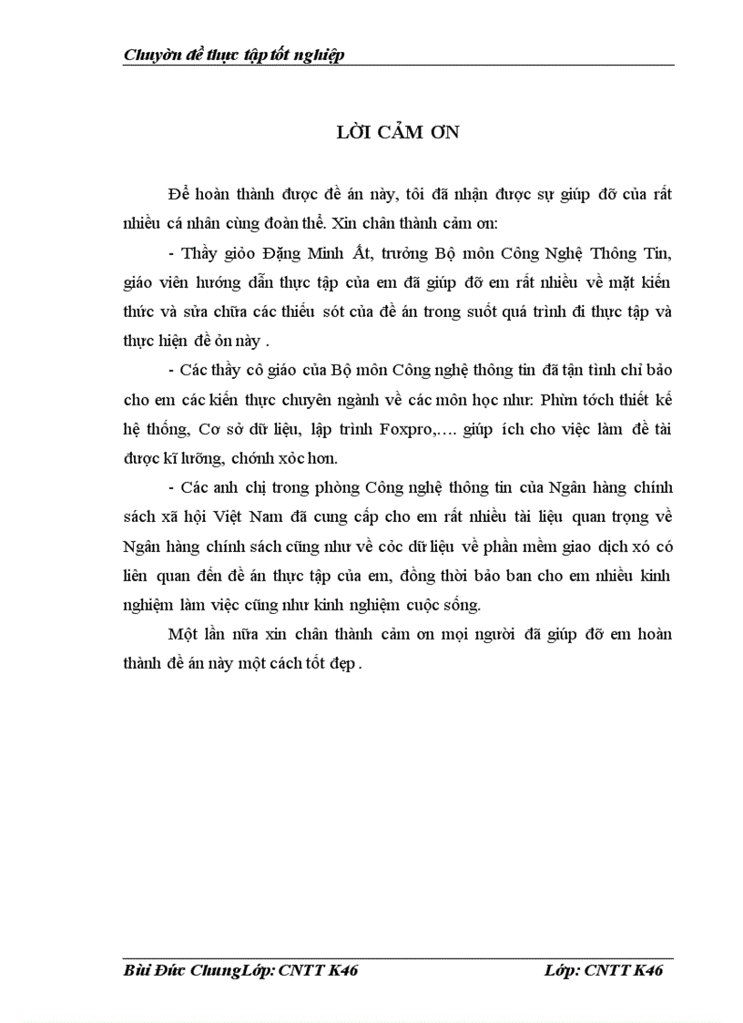 image for page Ngân Hàng chính sách và phần mềm quản lí giao dịch lưu động tại các Ngân hàng cấp xã
