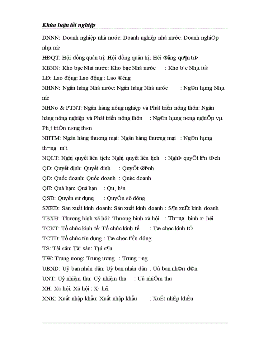 image for page Giải pháp nâng cao chất lượng tín dụng tại Ngân hàng nông nghiệp huyện Bảo Thắng tỉnh Lào Cai