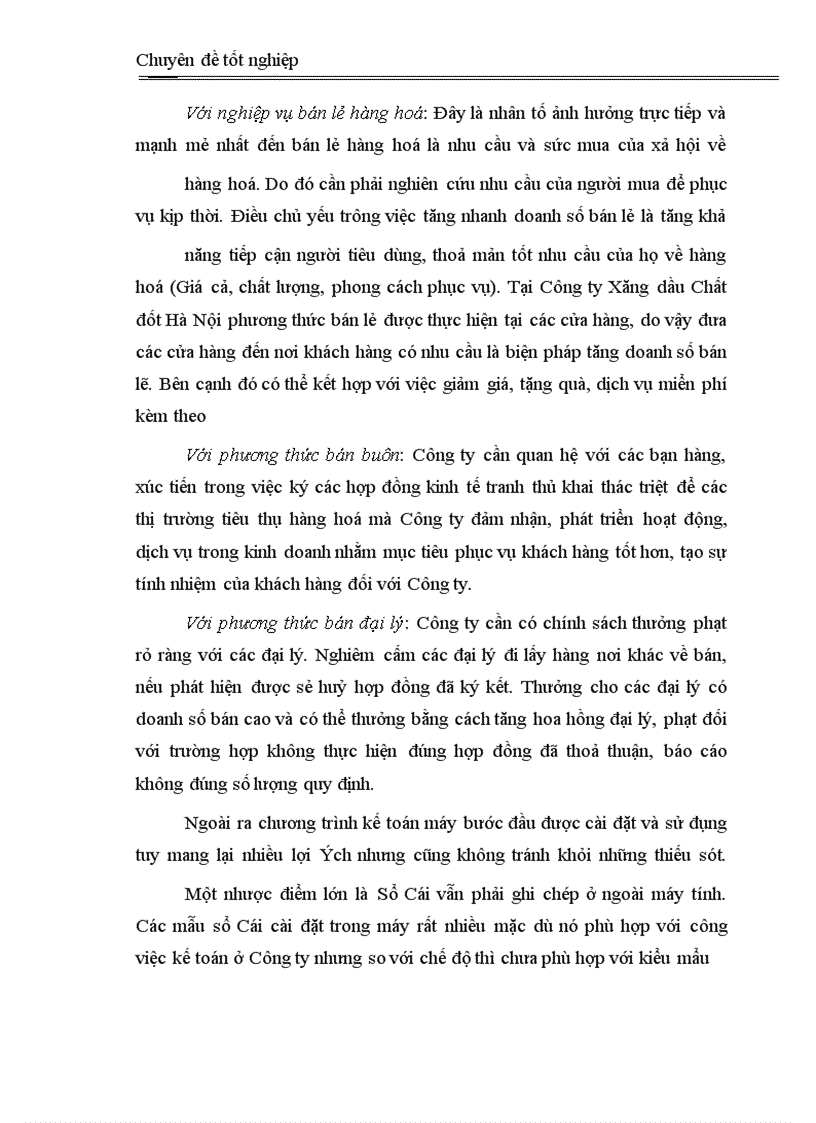 image for page Kế toán bán hàng và xác định kết quả kinh doanh ở Công ty Xăng dầu Chất đốt Hà Nội