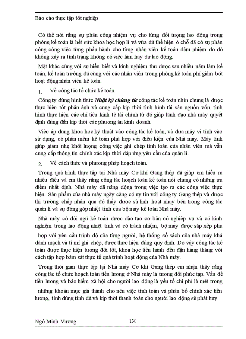 image for page Thực tập tốt nghiệp tại Nhà máy Cơ khí Gang Thép