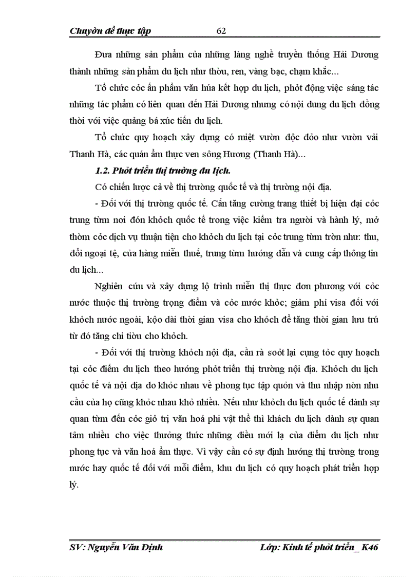 image for page Giải pháp phát triển du lịch tỉnh hải dương đến năm 2020