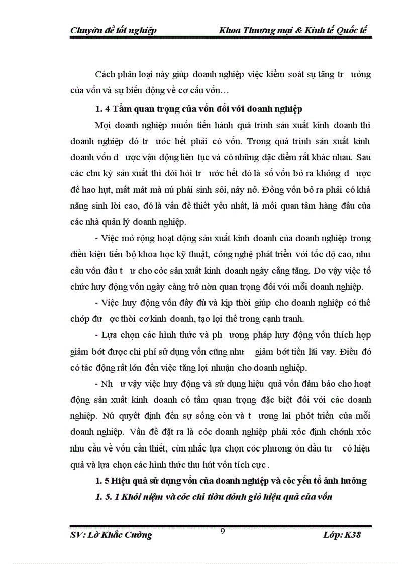 image for page Hiệu quả quản lý và sử dụng vốn ở Công ty TNHH Quảng CáoThương Mại Toàn Cầu