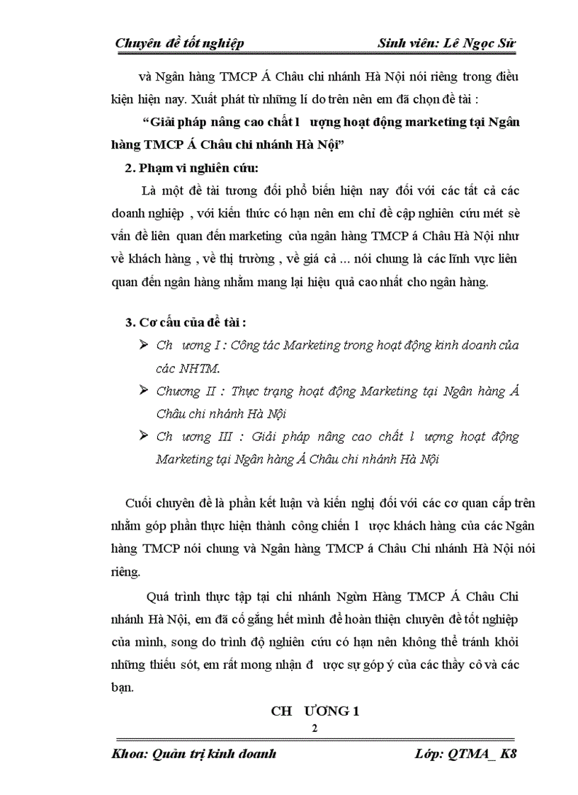 image for page Giải pháp nâng cao chất lơượng hoạt động marketing tại Ngân hàng TMCP á Châu chi nhánh Hà Nội