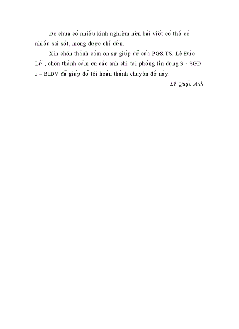 image for page Nâng cao chất lượng cho vay có bảo đảm bằng tài sản thế chấp tại SGD I – BIDV