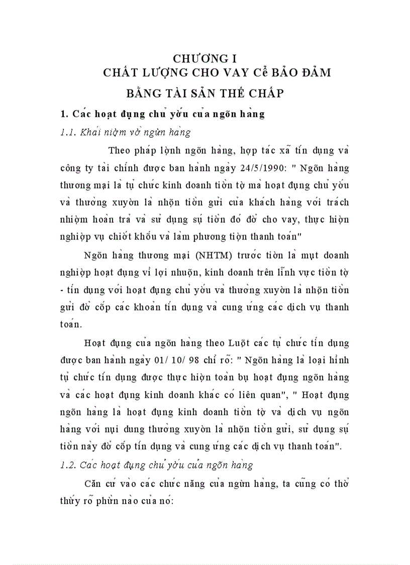 image for page Nâng cao chất lượng cho vay có bảo đảm bằng tài sản thế chấp tại SGD I – BIDV