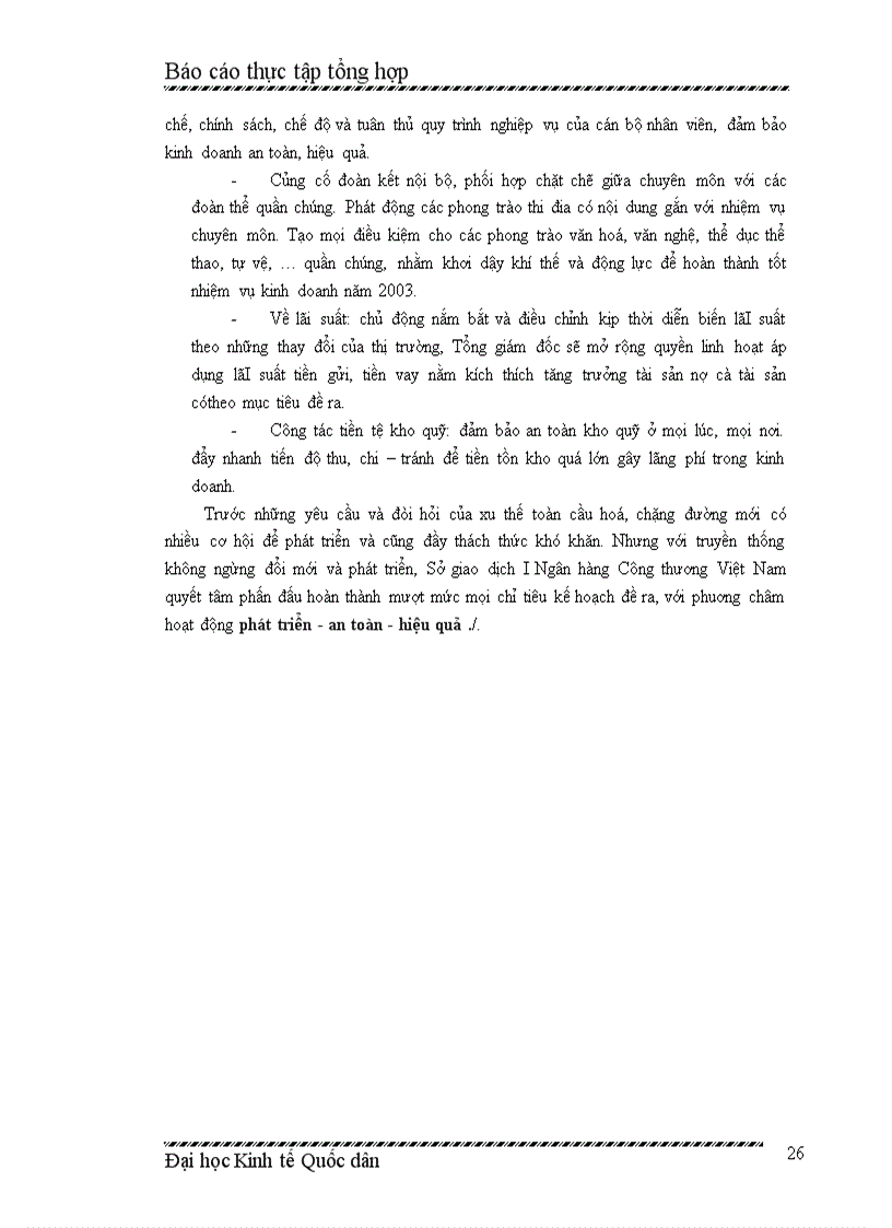 image for page Thực tập tổng hợp: Sở giao dịch I - Ngân hàng công thương Việt Nam