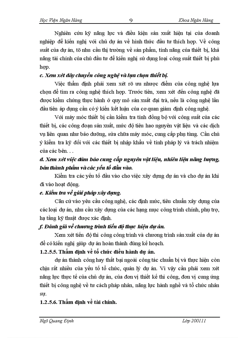 image for page Giải pháp nâng cao chất lượng thẩm định dự án đầu tư tại NHNo&PTNT Chi nhánh Nam Hà Nội