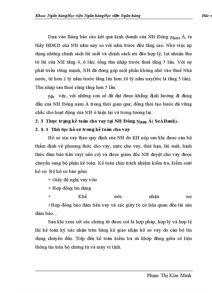 image for page Một số giải pháp hoàn thiện nghiệp vụ kế toán cho vay tại chi nhánh Ngân hàng Đông Nam á để tăng cường hiệu quả quản lý chất lượng tín dụng