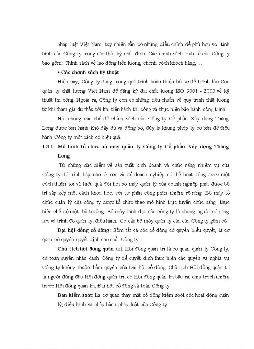 image for page Đánh giá và nhận xét về tình hình tổ chức bộ máy kế toán Công ty Cổ phần Xây dựng Thăng Long