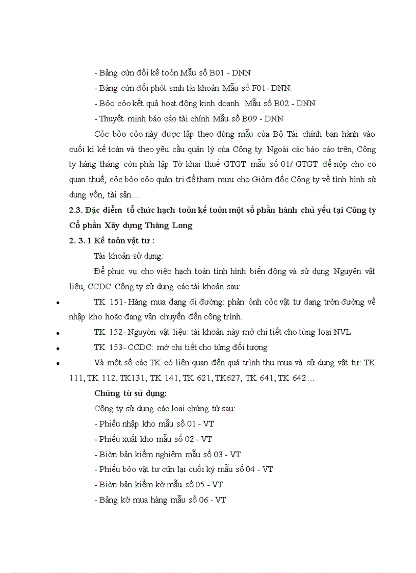 image for page Đánh giá và nhận xét về tình hình tổ chức bộ máy kế toán Công ty Cổ phần Xây dựng Thăng Long