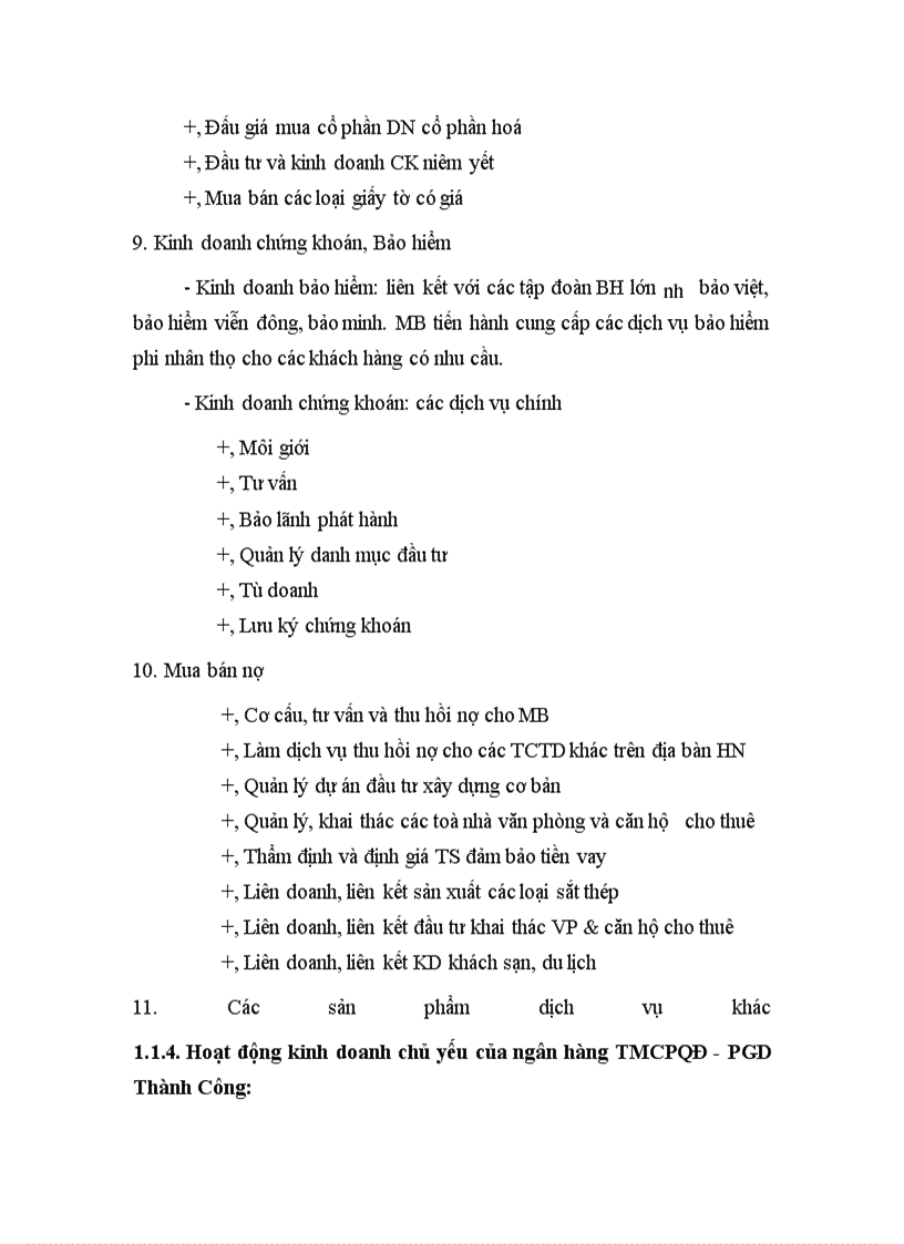 image for page Phân tích tình hình tài chính Doanh nghiệp phục vụ cho công tác Tín Dụng tại Ngân hàng thương mại Cổ phần Quân Đội-PGD Thành Công