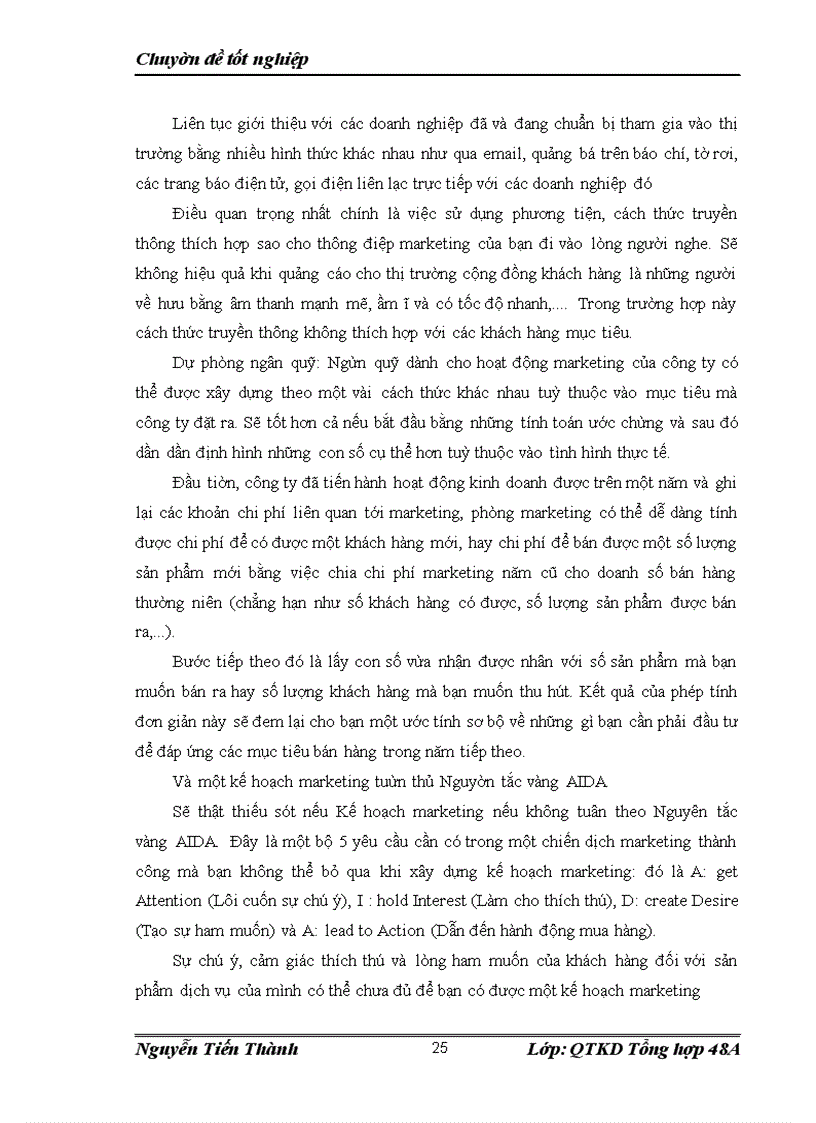 image for page Lập kế hoạch marketing tại công ty ý tưởng phát triển thương hiệu