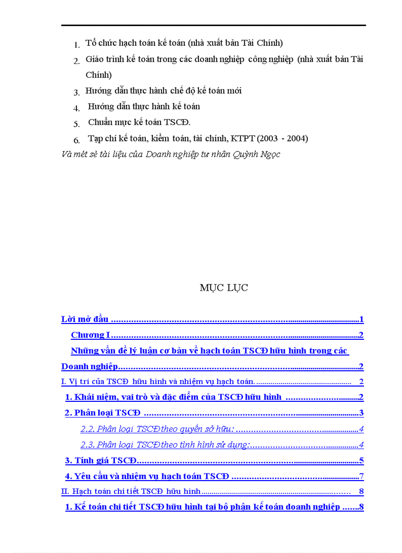 image for page Hoàn thiện kế toán TSCĐ hữu hình ở Doanh nghiệp tư nhân Quỳnh Ngọc.