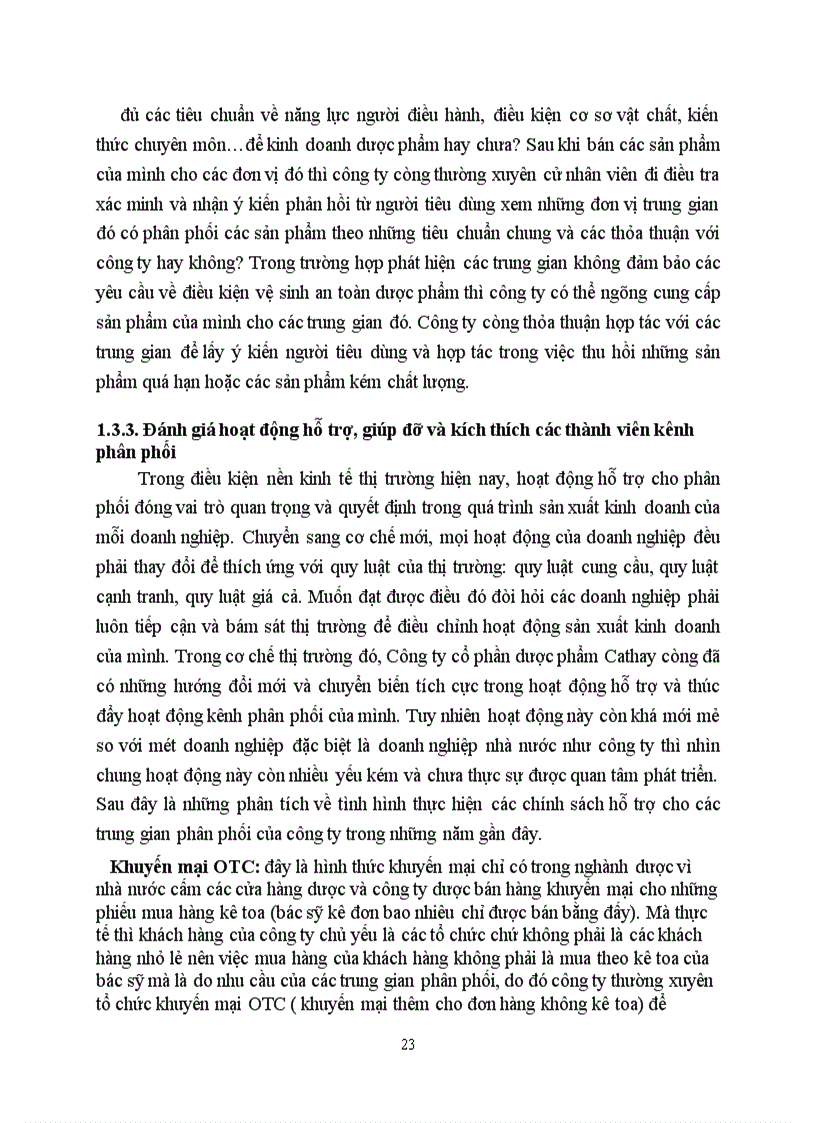 image for page Quản trị hệ thống kênh phân phối tại công ty cổ phẩn dược phẩm Cathay – thực trạng và giải pháp hoàn thiện