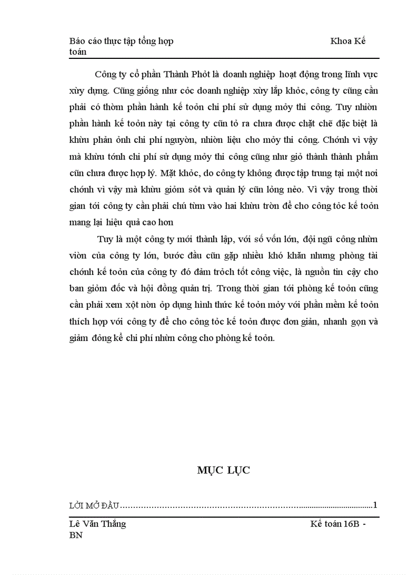 image for page Báo cáo thực tập tổng hợp tại Công ty Cổ phần Thành Phát