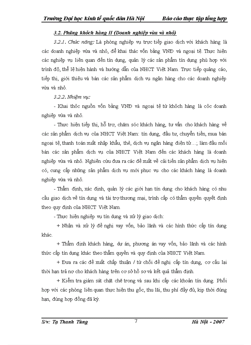image for page Báo cáo thực tập tổng hợp tại Sở giao dịch I - Ngân hàng Công thương