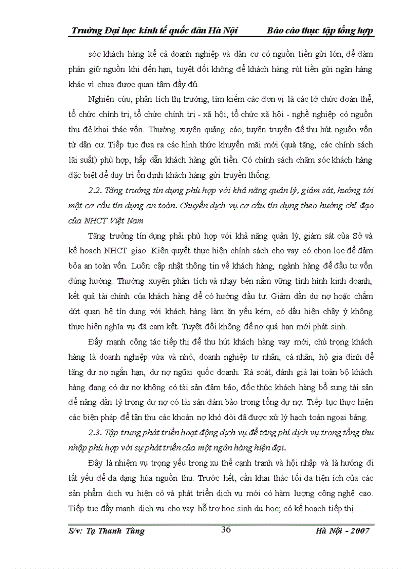 image for page Báo cáo thực tập tổng hợp tại Sở giao dịch I - Ngân hàng Công thương