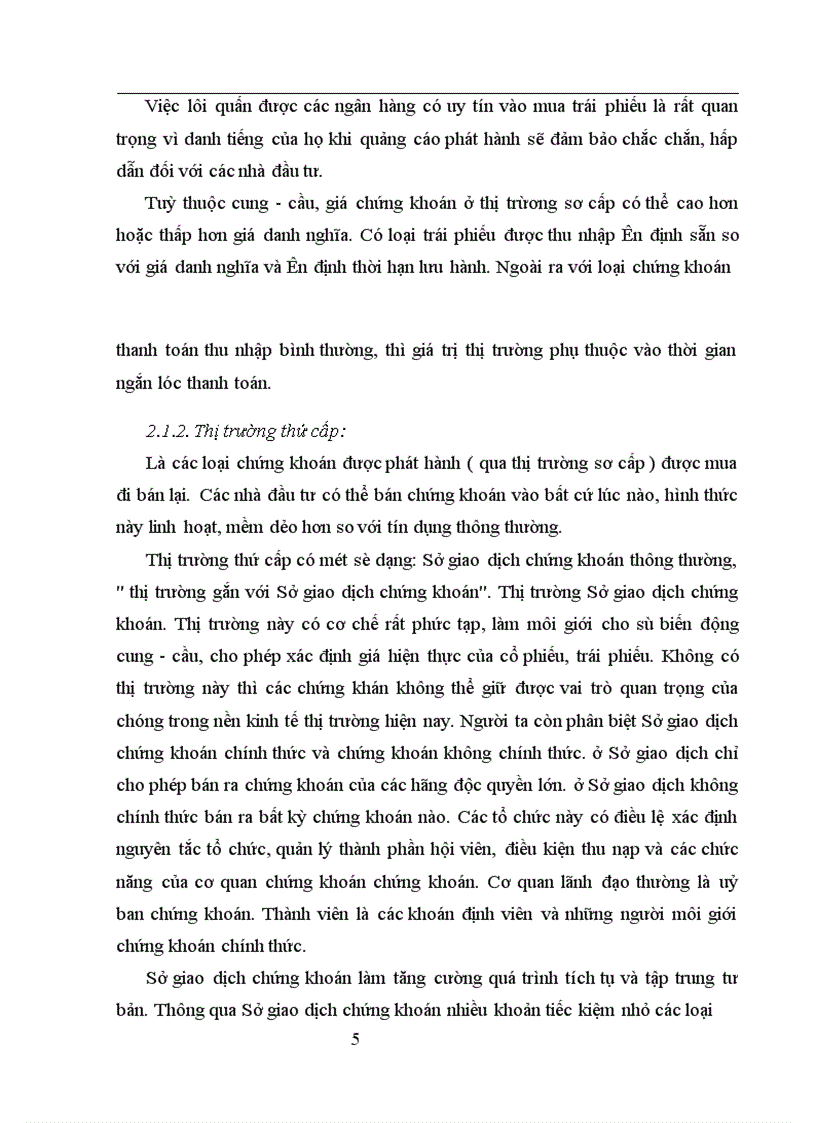 image for page Thực trạng và phương hướng để tiếp tụcphát triển thị trường chứng khoán ở việt nam.