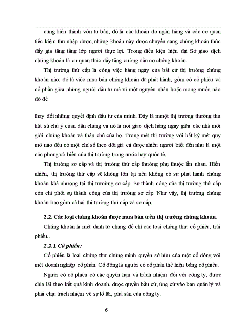 image for page Thực trạng và phương hướng để tiếp tụcphát triển thị trường chứng khoán ở việt nam.
