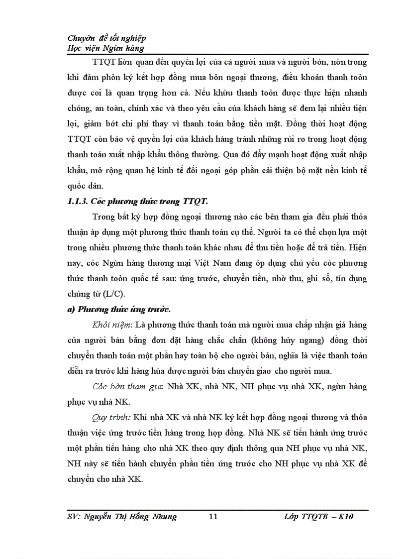 image for page Thực trạng và giải pháp hoàn thiện phương thức thanh toán quốc tế bằng tín dụng chứng từ tại Ngân hàng Ngoại thương Việt Nam – Chi nhánh Bắc Ninh.