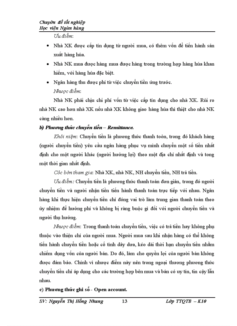 image for page Thực trạng và giải pháp hoàn thiện phương thức thanh toán quốc tế bằng tín dụng chứng từ tại Ngân hàng Ngoại thương Việt Nam – Chi nhánh Bắc Ninh.