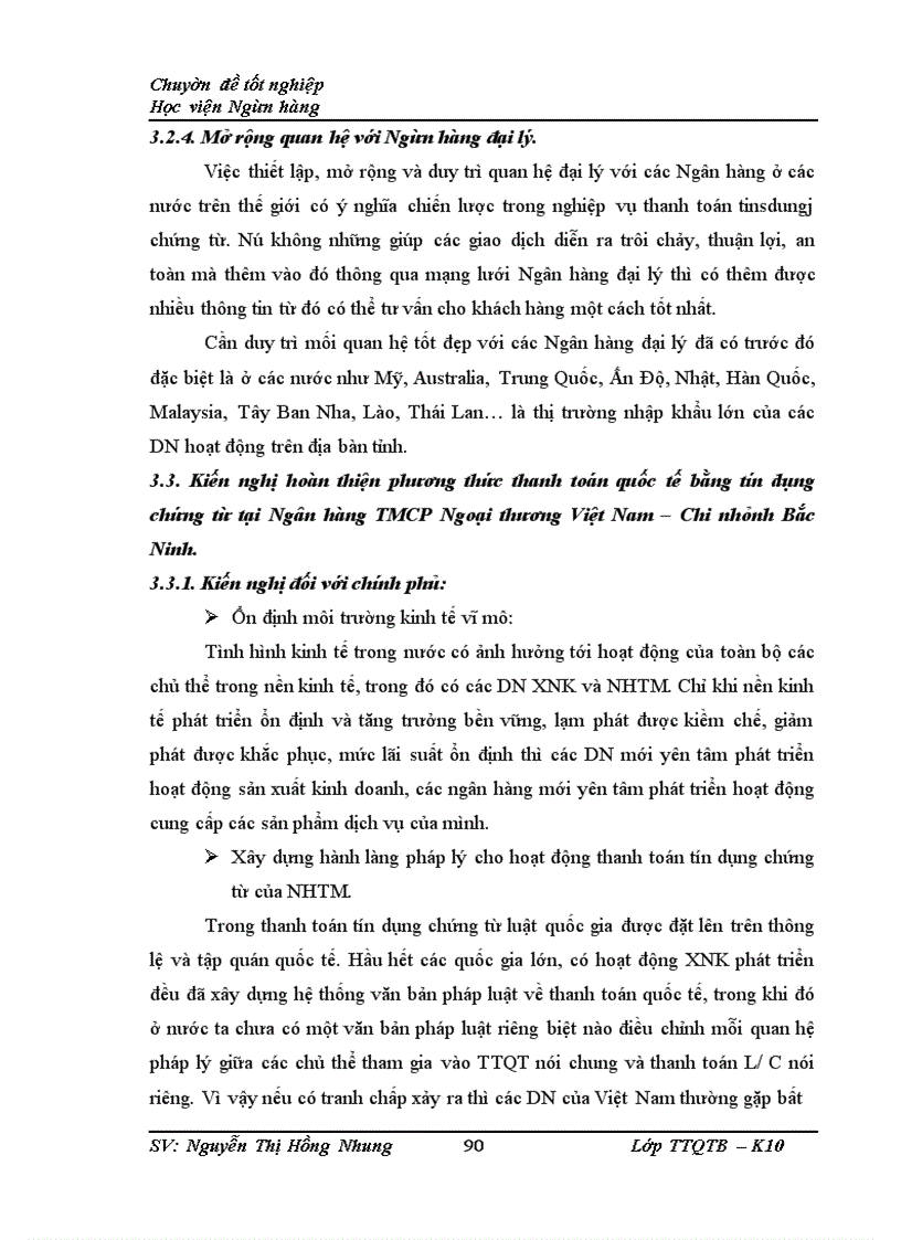 image for page Thực trạng và giải pháp hoàn thiện phương thức thanh toán quốc tế bằng tín dụng chứng từ tại Ngân hàng Ngoại thương Việt Nam – Chi nhánh Bắc Ninh.
