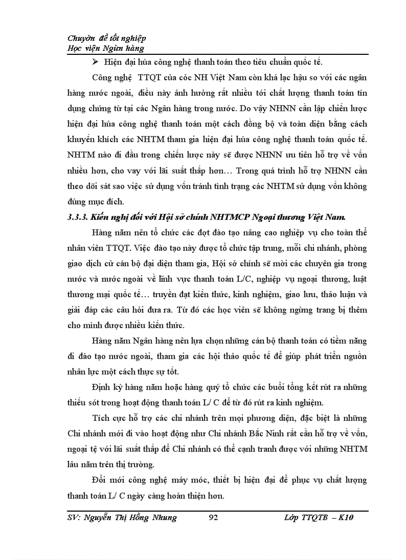 image for page Thực trạng và giải pháp hoàn thiện phương thức thanh toán quốc tế bằng tín dụng chứng từ tại Ngân hàng Ngoại thương Việt Nam – Chi nhánh Bắc Ninh.