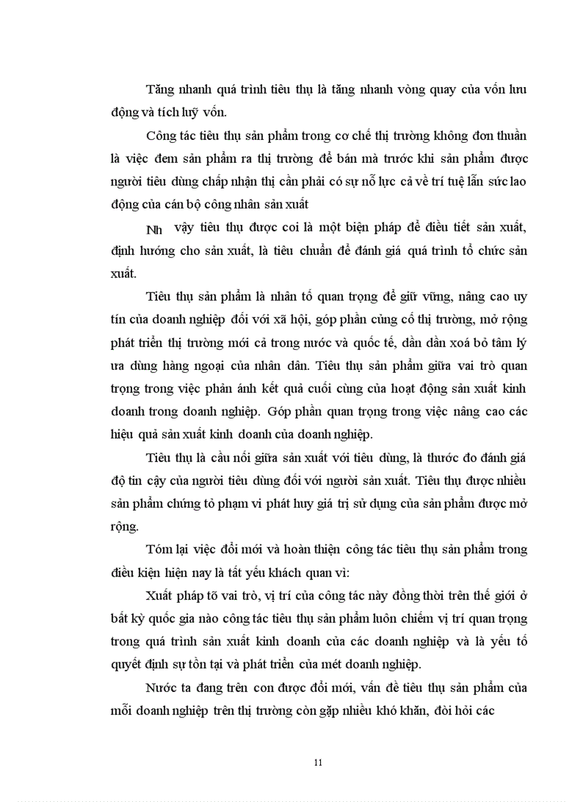 image for page Thực tế công tác tiêu thụ tại công ty thương mại và dịch vụ