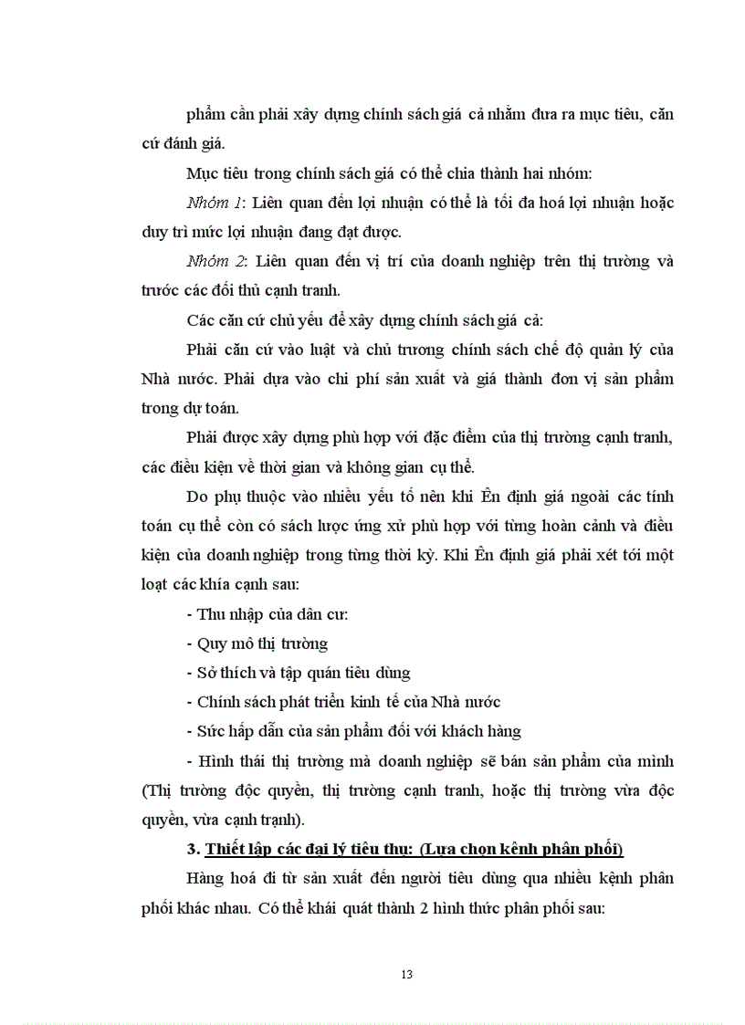 image for page Thực tế công tác tiêu thụ tại công ty thương mại và dịch vụ