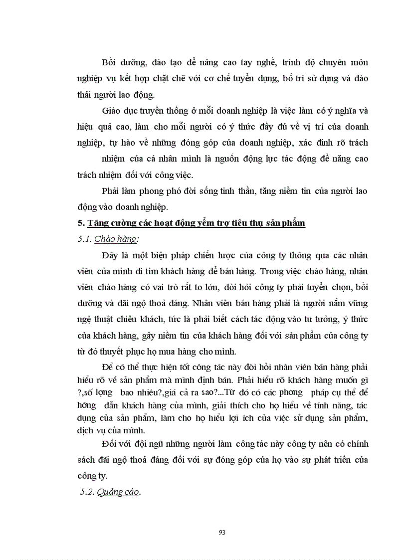 image for page Thực tế công tác tiêu thụ tại công ty thương mại và dịch vụ