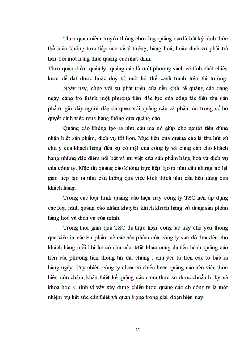 image for page Thực tế công tác tiêu thụ tại công ty thương mại và dịch vụ