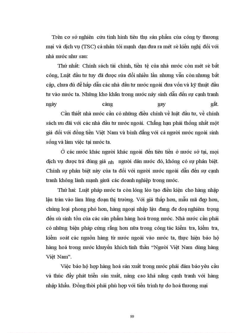 image for page Thực tế công tác tiêu thụ tại công ty thương mại và dịch vụ
