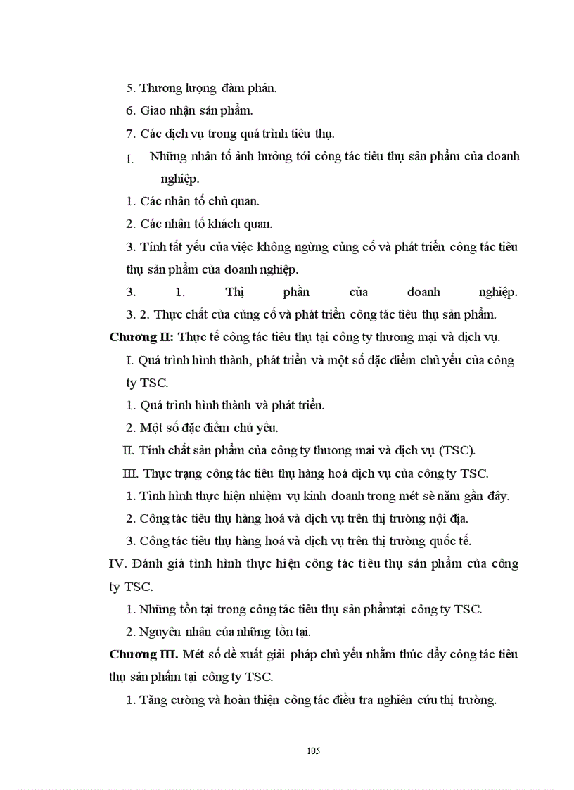 image for page Thực tế công tác tiêu thụ tại công ty thương mại và dịch vụ