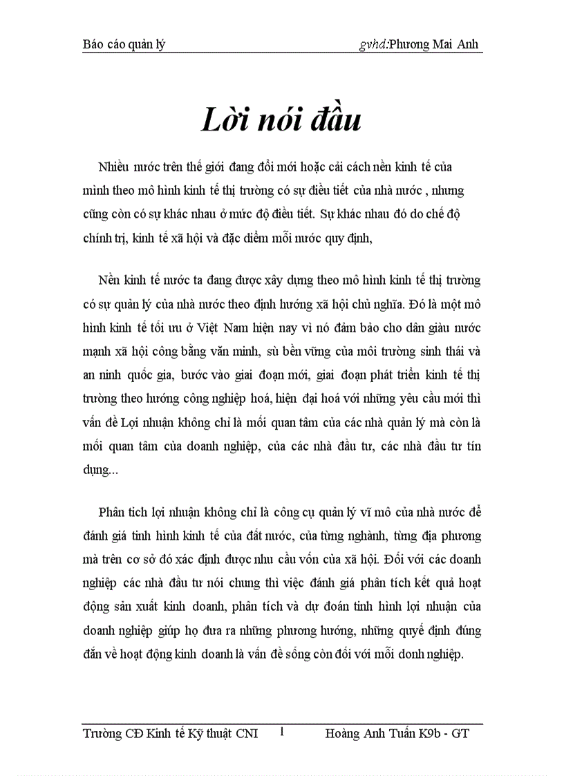 image for page Phân tích và quản lý lợi nhuận