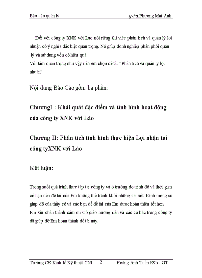 image for page Phân tích và quản lý lợi nhuận