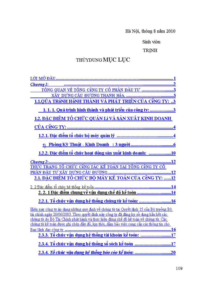 image for page Thực trạng tổ chức công tác kế toán tại cụng ty cổ phần đầu tư xây dựng cầu đường Thanh Hóa