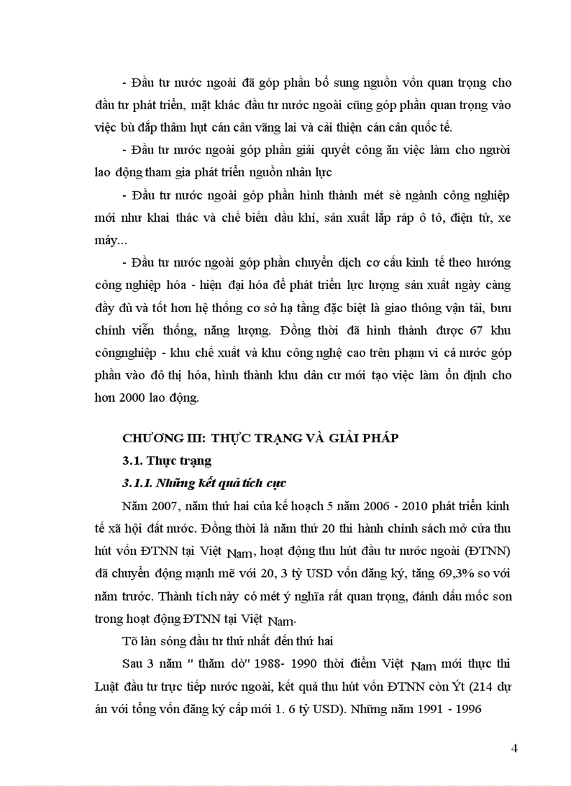 Thực trạng và giải pháp để huy động và sử dụng có hiệu quả nguồn vốn đầu tư nước ngoài
