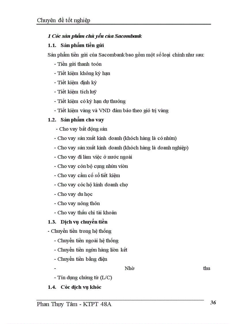 image for page Tình hình phát triển của ngân hàng sacombank và kế hoạch phát triển sản phẩm tdtd của chi nhánh đống đa