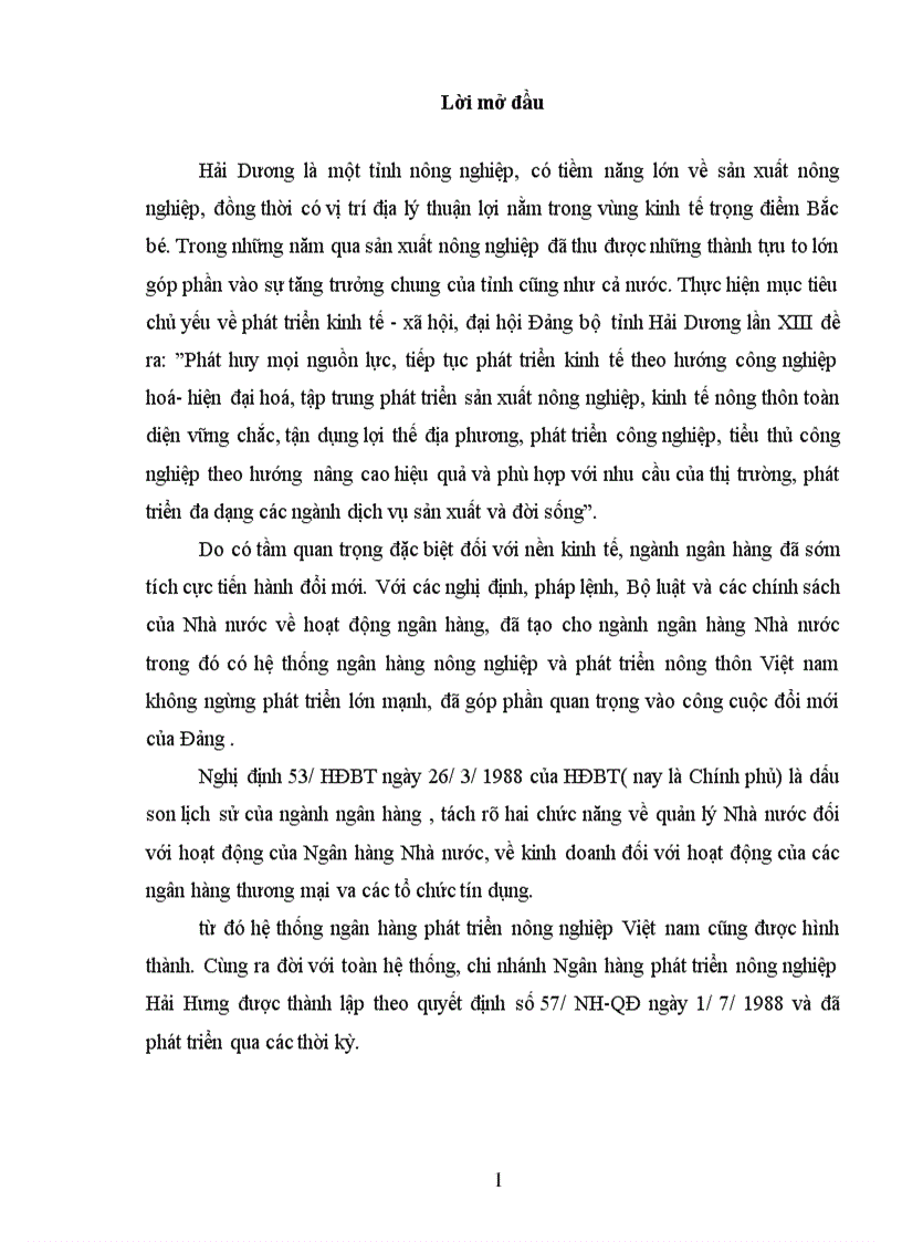 image for page Báo cáo thực tập tổng hợp tại chi nhánh NHNo&PTNt tỉnh Hải Dương