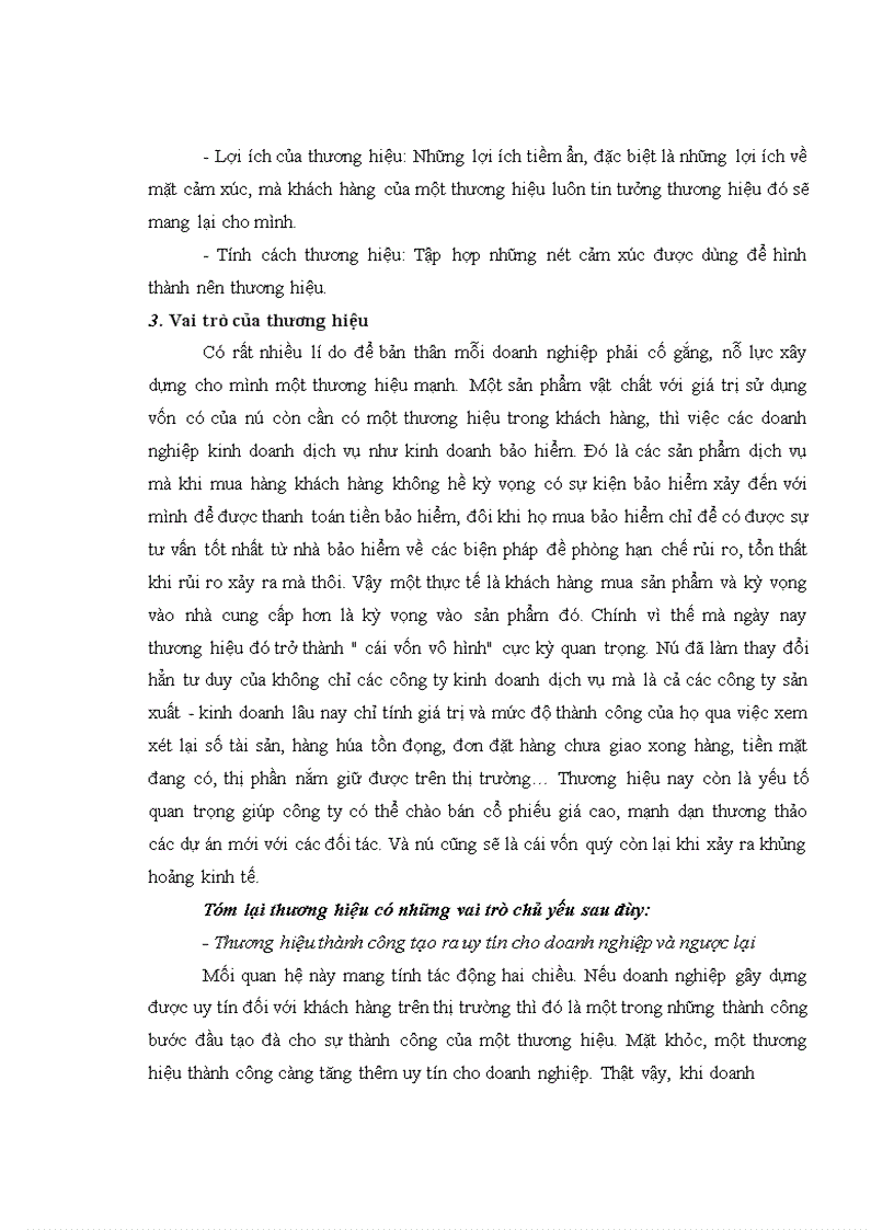 image for page Giới thiệu chung về thương hiệu và vấn đè thương hiệu trong kinh doanh bảo hiểm