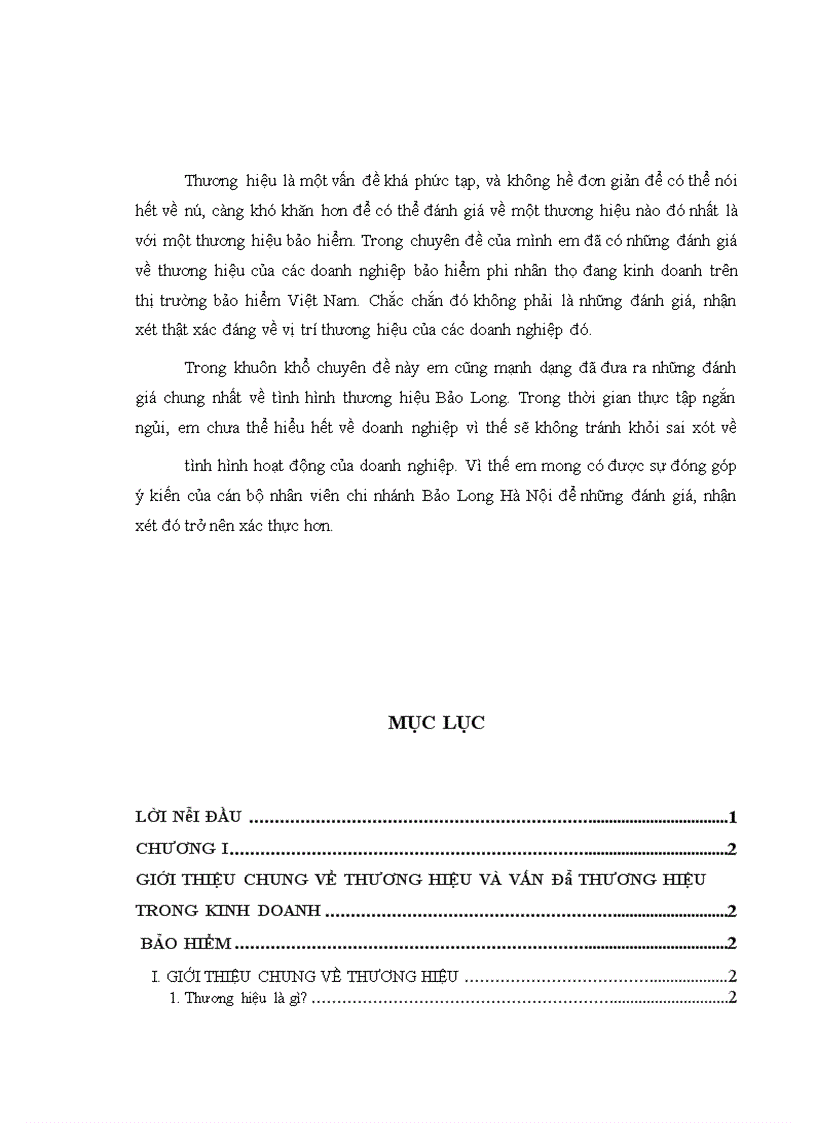 image for page Giới thiệu chung về thương hiệu và vấn đè thương hiệu trong kinh doanh bảo hiểm