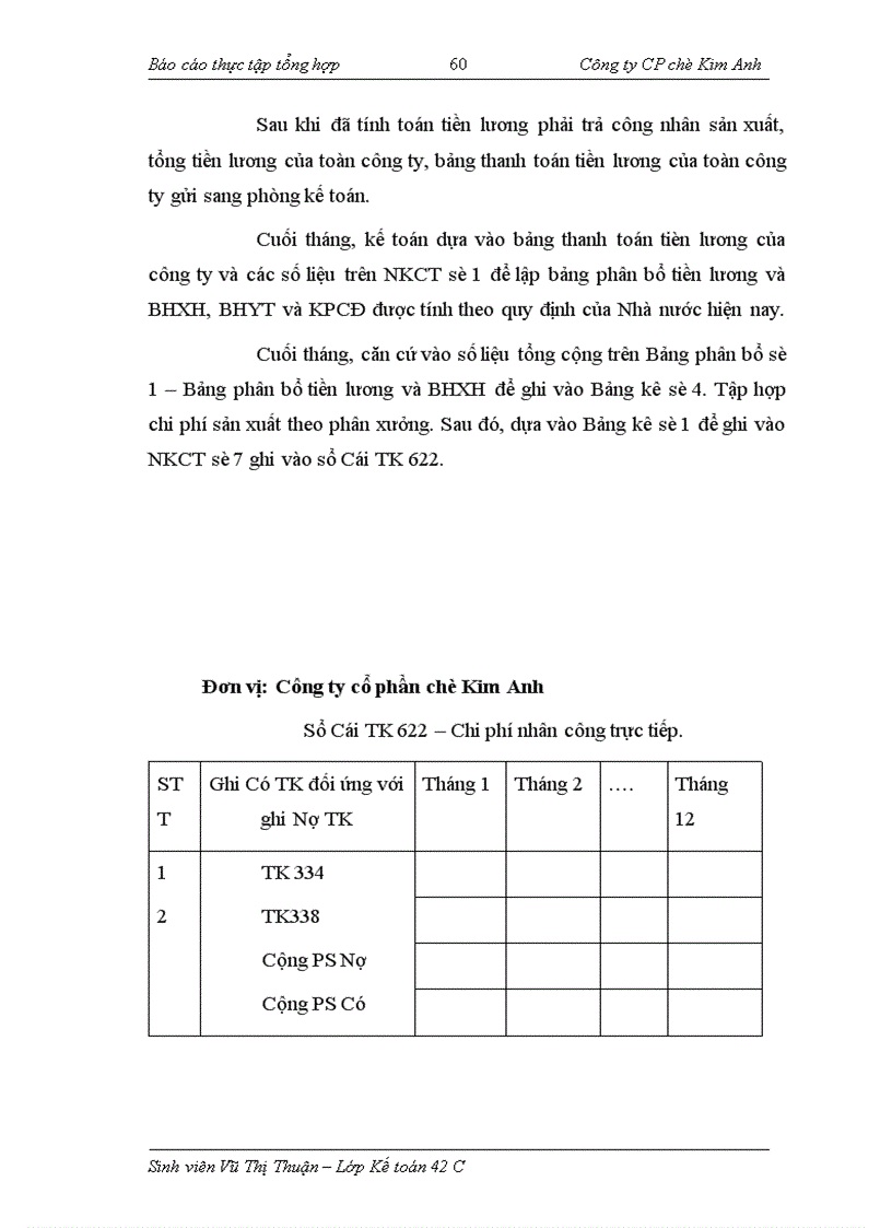 image for page Thực tập tổng hợp tại Công ty CP chè Kim Anh