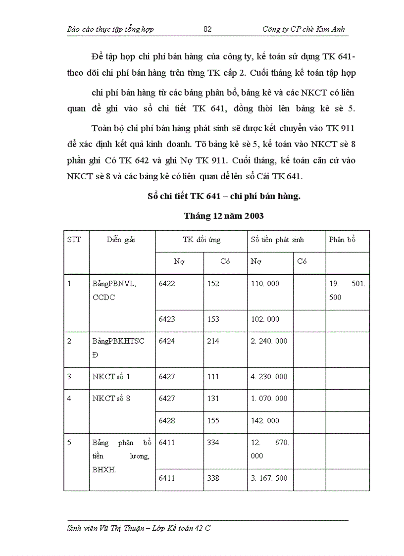 image for page Thực tập tổng hợp tại Công ty CP chè Kim Anh