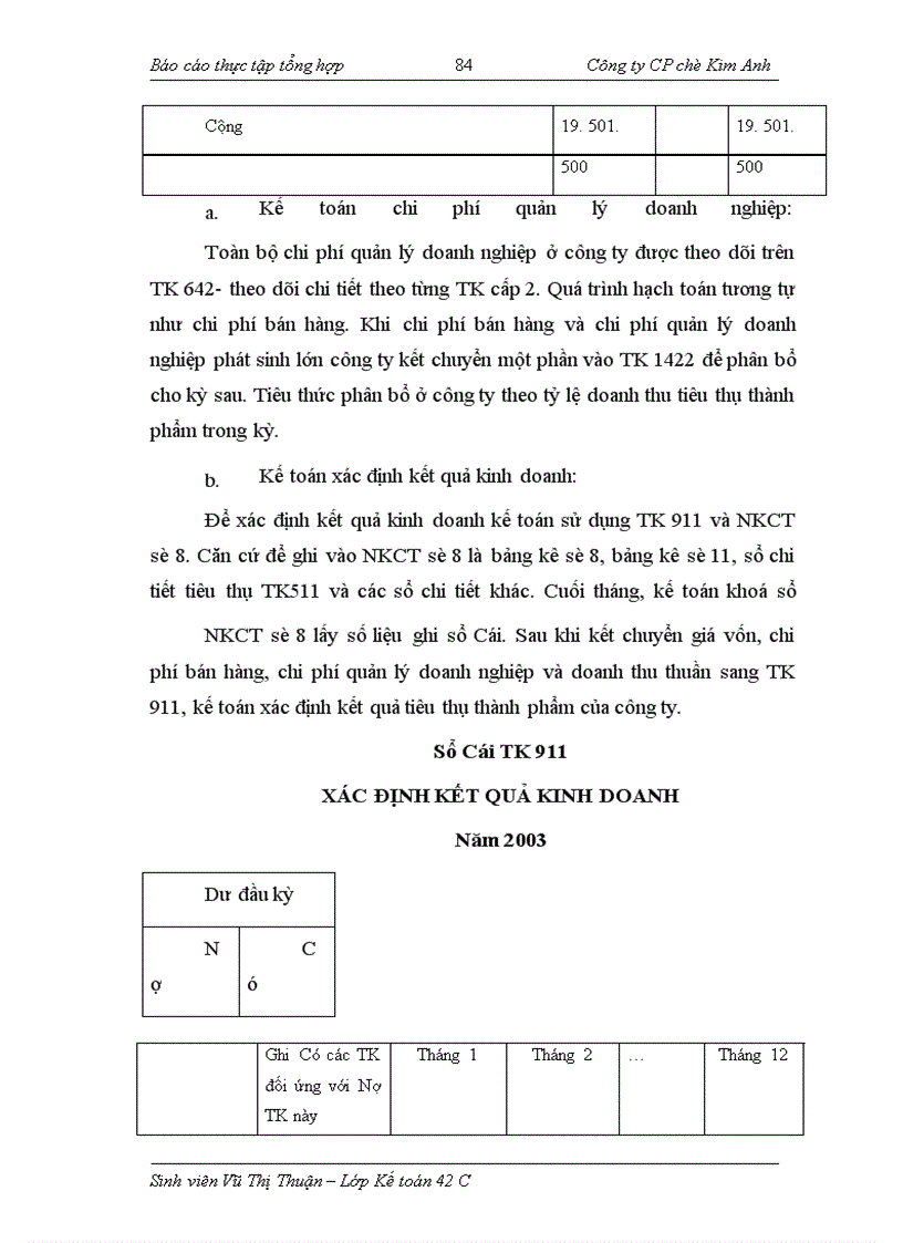 image for page Thực tập tổng hợp tại Công ty CP chè Kim Anh