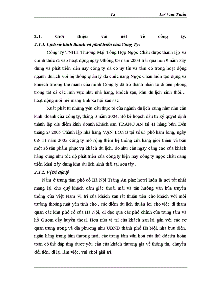 image for page Phát triển kinh doanh khách sạn,nhà hàng tại công ty tnhh thương mại tổng hợp ngọc châu