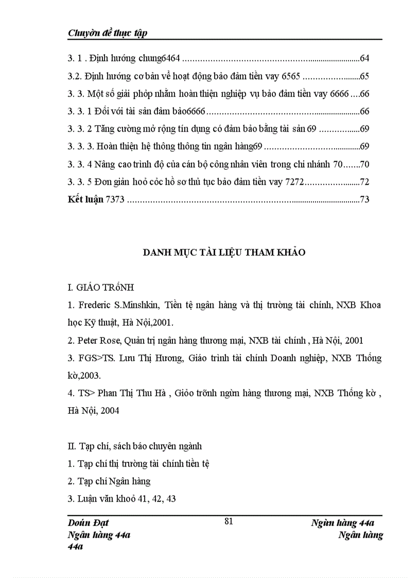 image for page Giải pháp hoàn thiện các hình thức bảo đảm tiền vay tại Chi nhánh Đông Đô -Ngân hàng Đầu Tư &Phát Triển Việt Nam