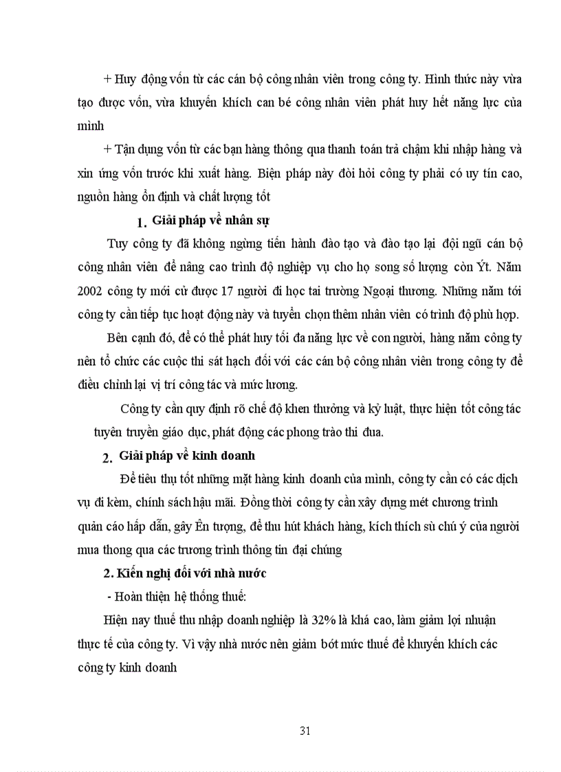 image for page Một số giải pháp nhằm nâng cao hiệu quả hoạt động kinh doanh của công ty thương mại xuất nhập khẩu Hà nội