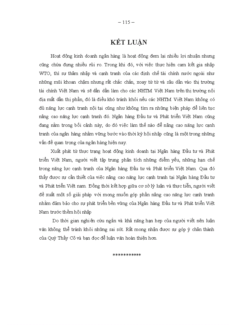 image for page Một số giải pháp nâng cao năng lực cạnh tranh của Ngân hàng Đầu tư và Phát triển Việt Nam trong điều kiện hội nhập quốc tế