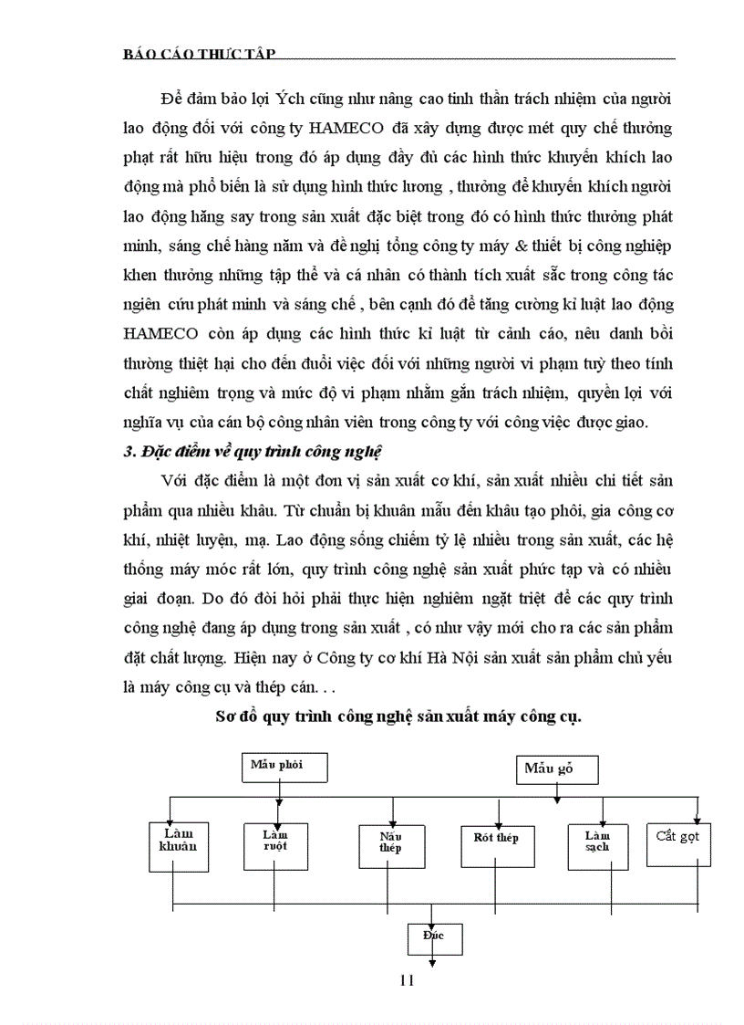 image for page Báo cáo thực tập Công ty cơ khí Hà Nội