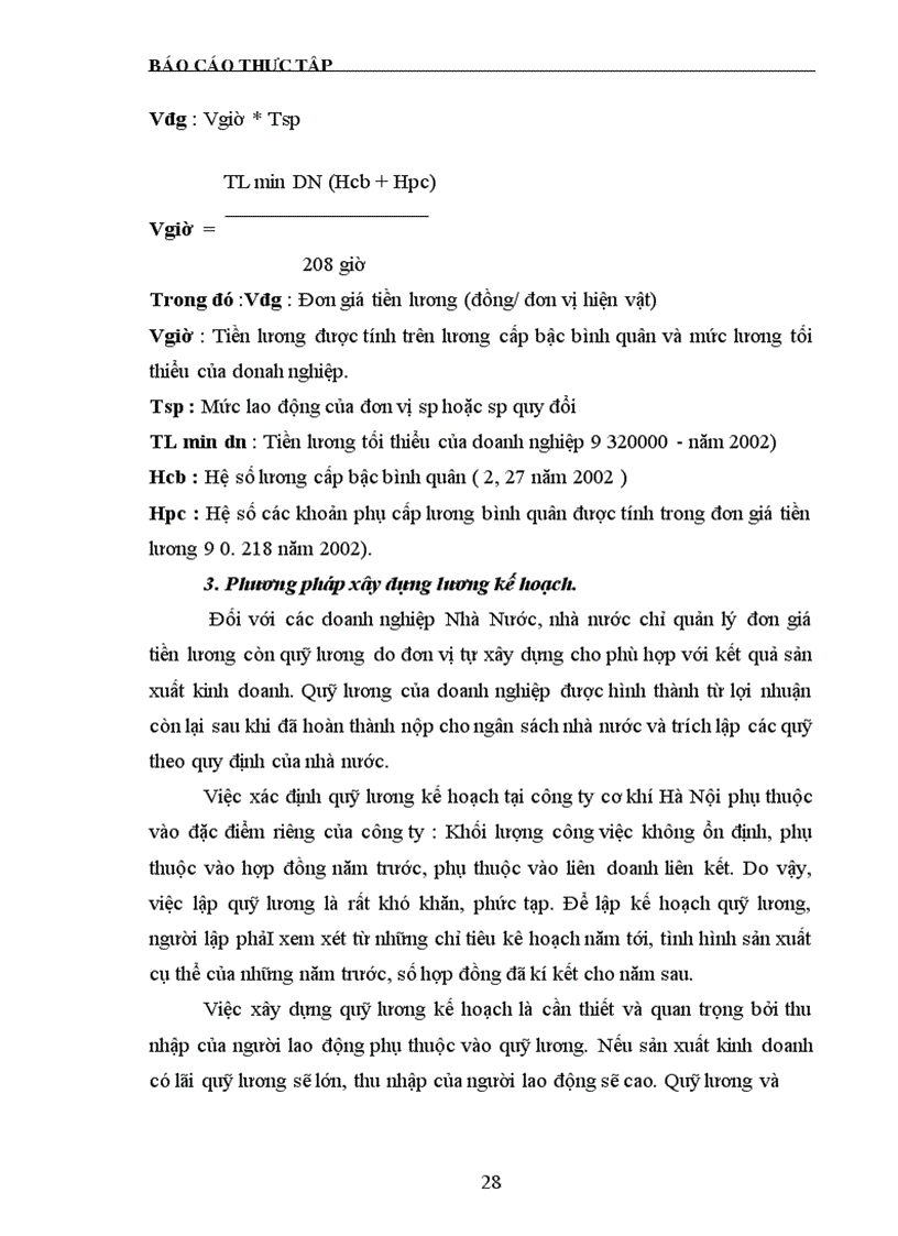 image for page Báo cáo thực tập Công ty cơ khí Hà Nội